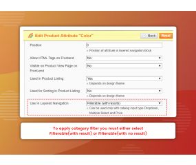 Filter Per Category (M1)