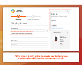 Login Via Mobile Number (M2)