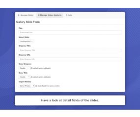 Multi Page Responsive Slider