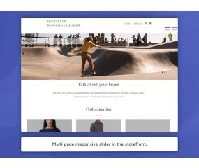Multi Page Responsive Slider