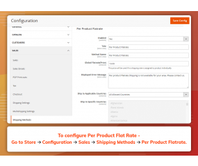 Per Product Shipping Flat Rate (M2)