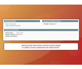 Product Delivery Information (M1)