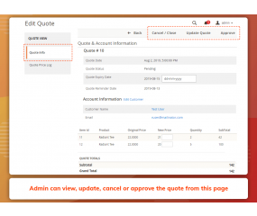 Request for Quote (M2)