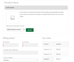 Zestard Easy Donation