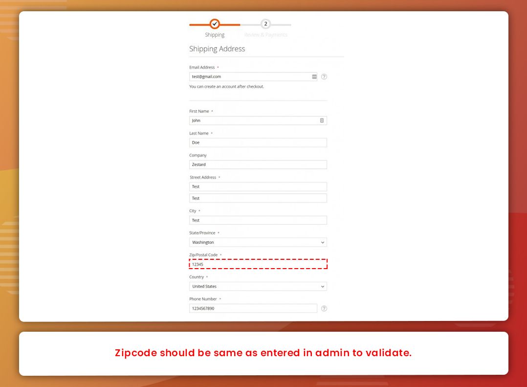 Magento 2 Zip Code Extension Zestard Shop