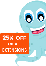 Octopus Showing 10 % Off on All Extensions